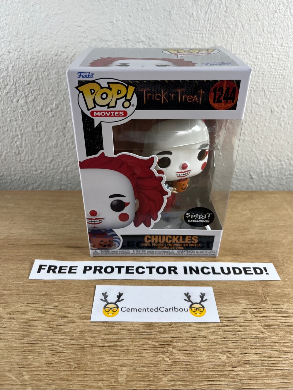 Chuckles Funko Pop #1244 Spirit Halloween Trick R Treat Horror Vaulted NOT MINT